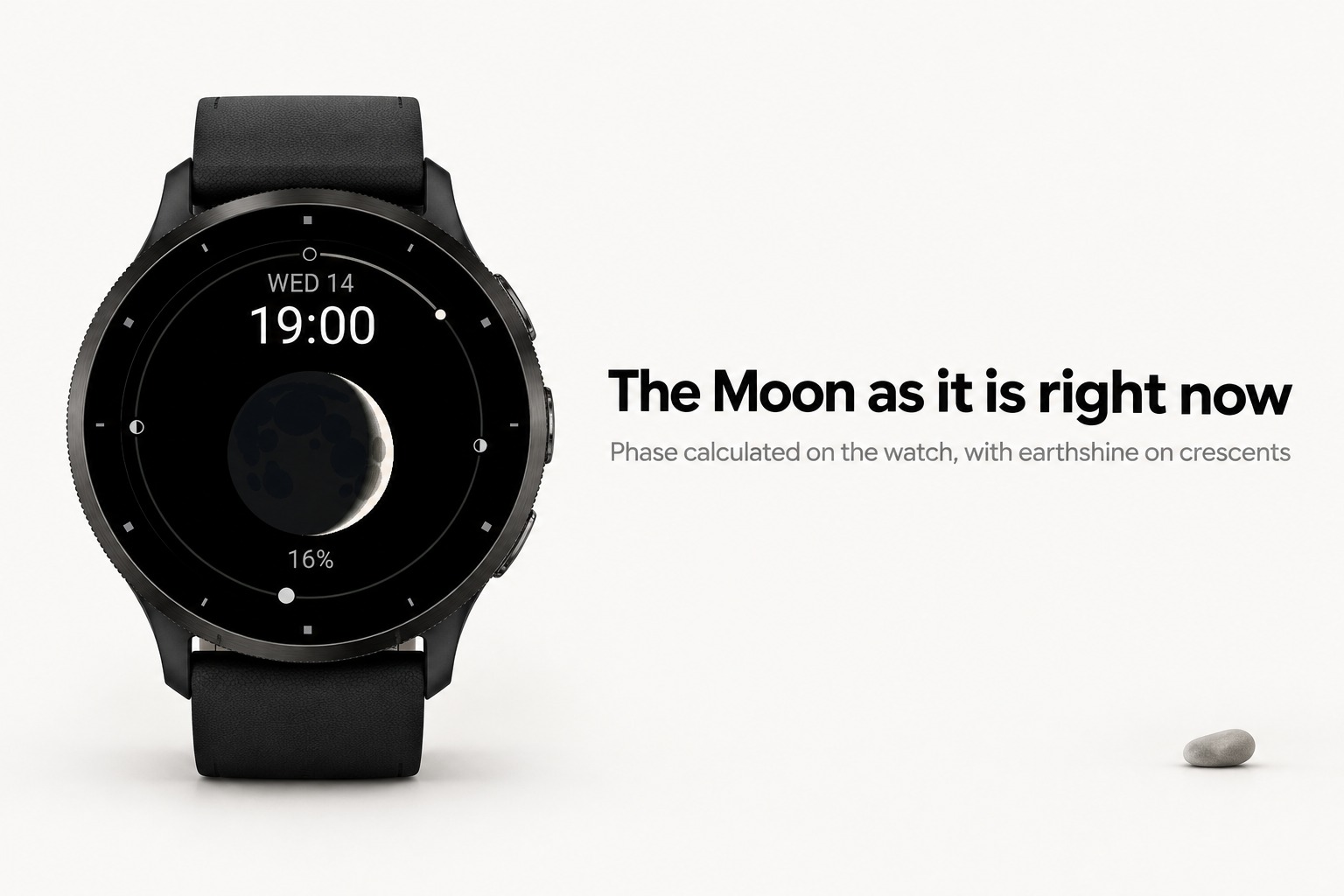 Lunette - Moon Phase Watch Face · Screenshot 0