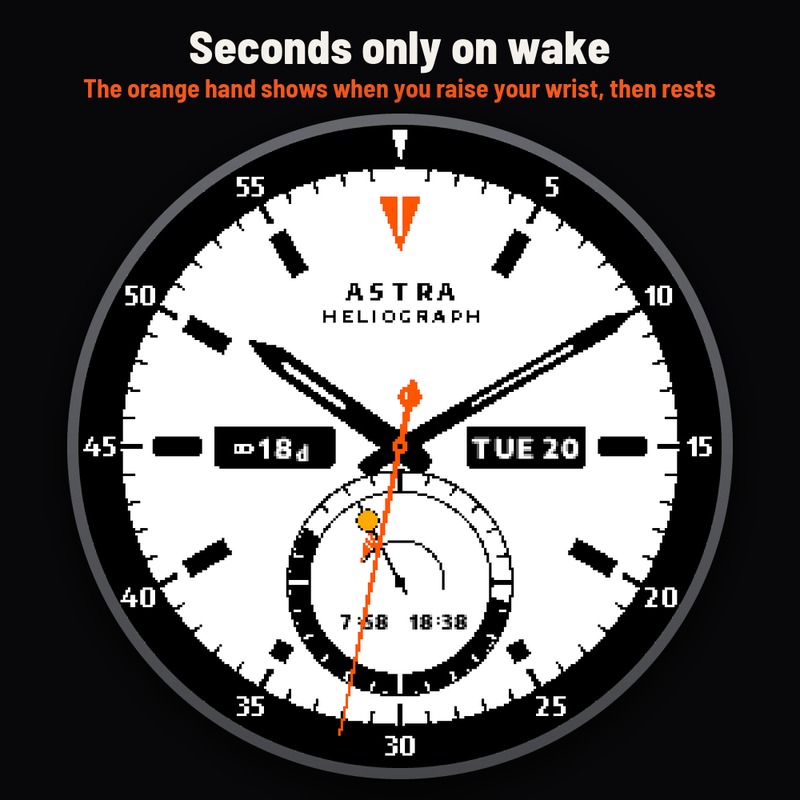 Astra Heliograph Free – 阳光下清晰的户外表盘 · Screenshot 2