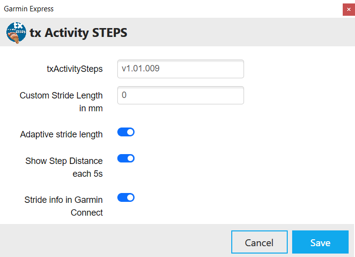 tx Activity STEPS screenshot 3