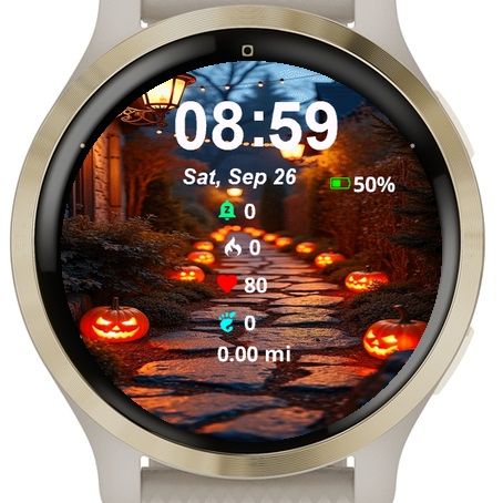 Couple Pumpkins Sitting Side Path · Screenshot 0
