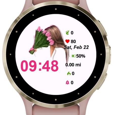 Girl with Tulips · Screenshot 0