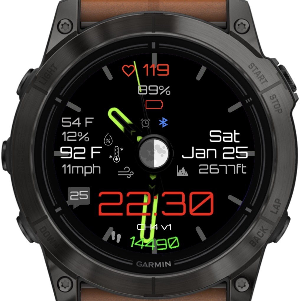 Clean Hybrid 5 (Garmin Weather) · Screenshot 1