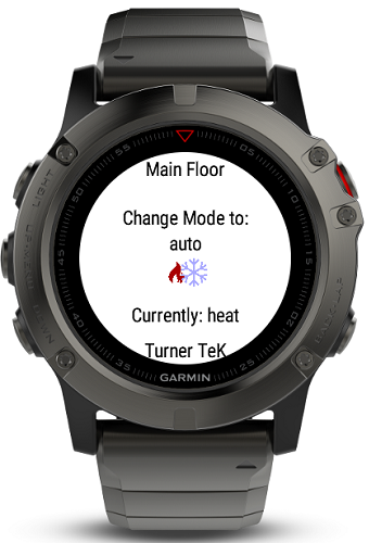 ecobee for Garmin · Screenshot 2