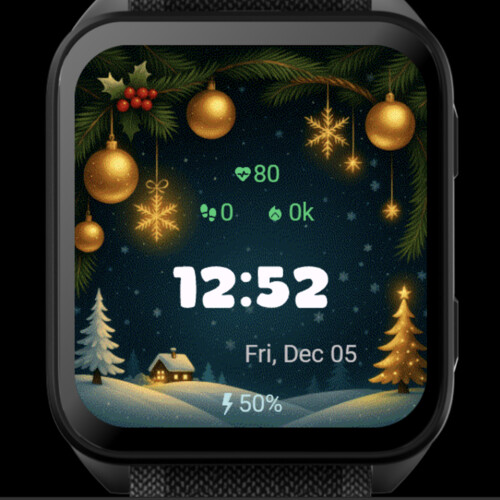 Golden Ornaments Christmas Night · Screenshot 1