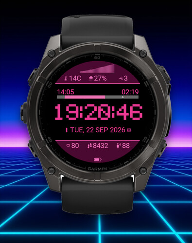 Modern Retro Digital Watch Face · Screenshot 1