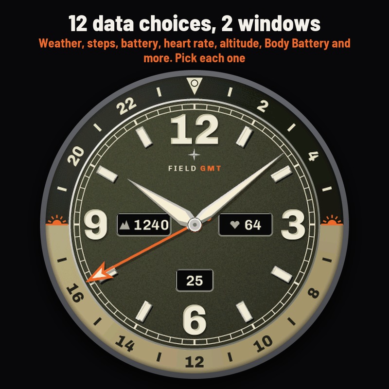Astra Field GMT Free – 双时区表盘 · Screenshot 1