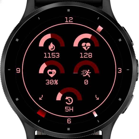 [alt-pay] StarMile Watch Face · Screenshot 1