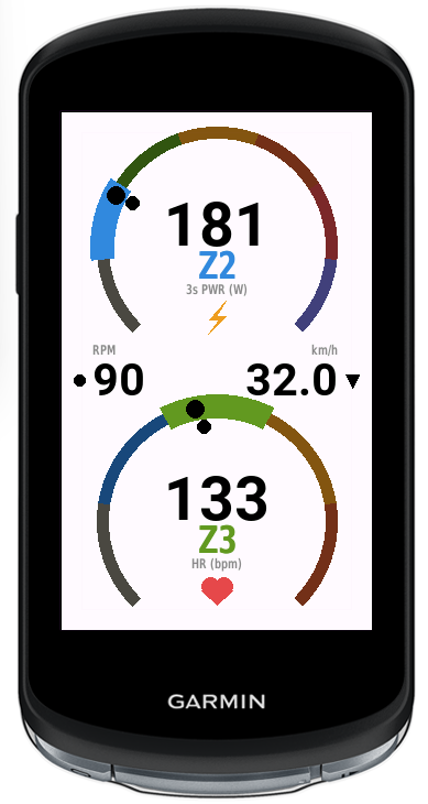 Power & HR Gauge screenshot 1