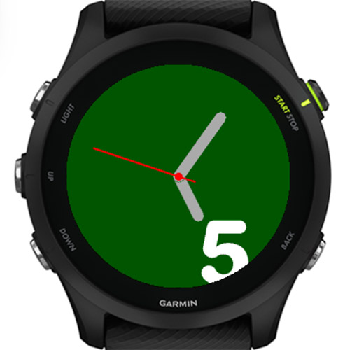 Minimalist ( Simple ) Pointer watch face screenshot 2