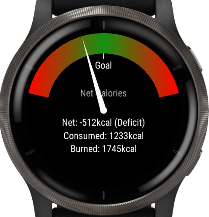 Net Calories/kJ · Screenshot 0