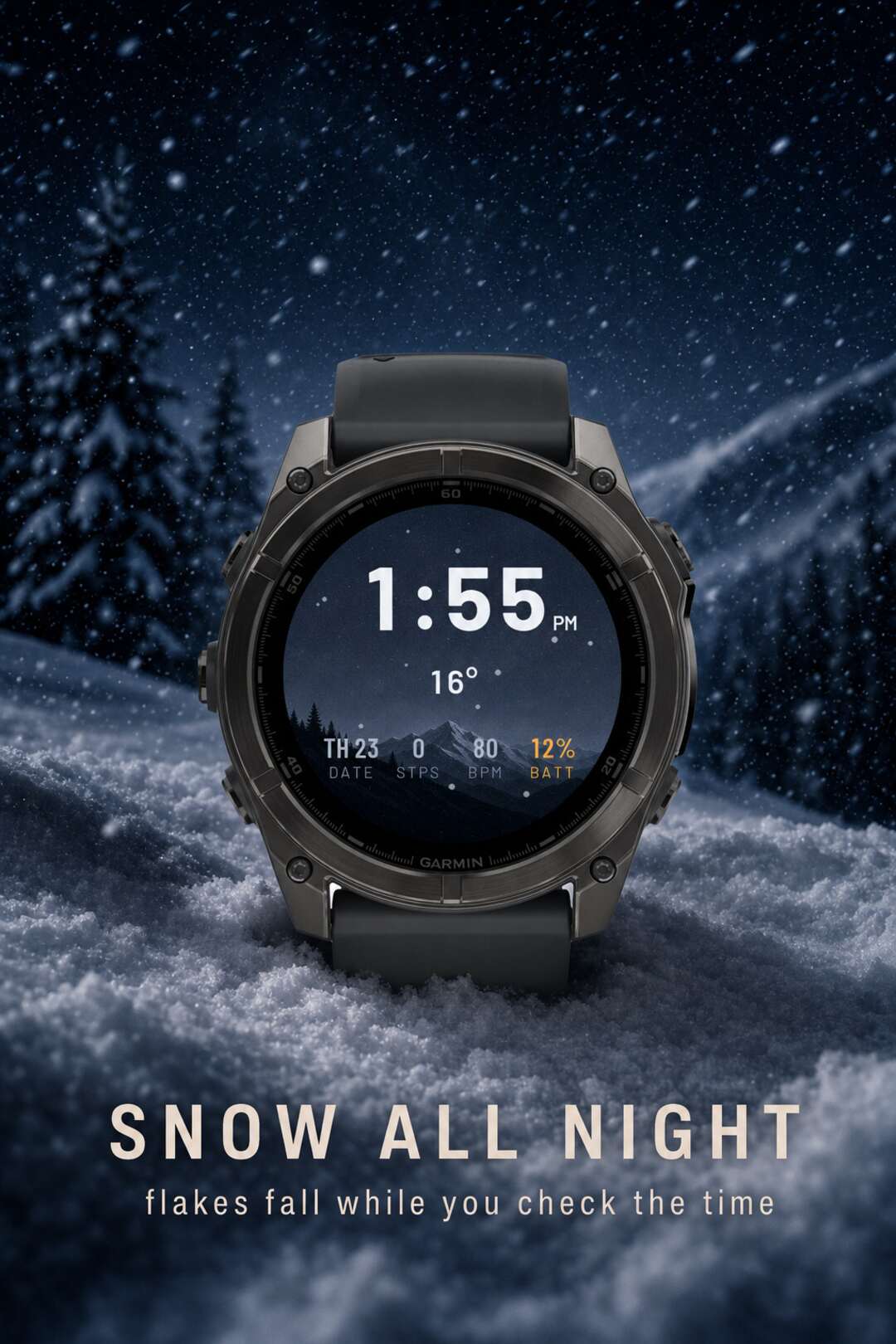 Weather Peaks - Weather Watch Face · Screenshot 2