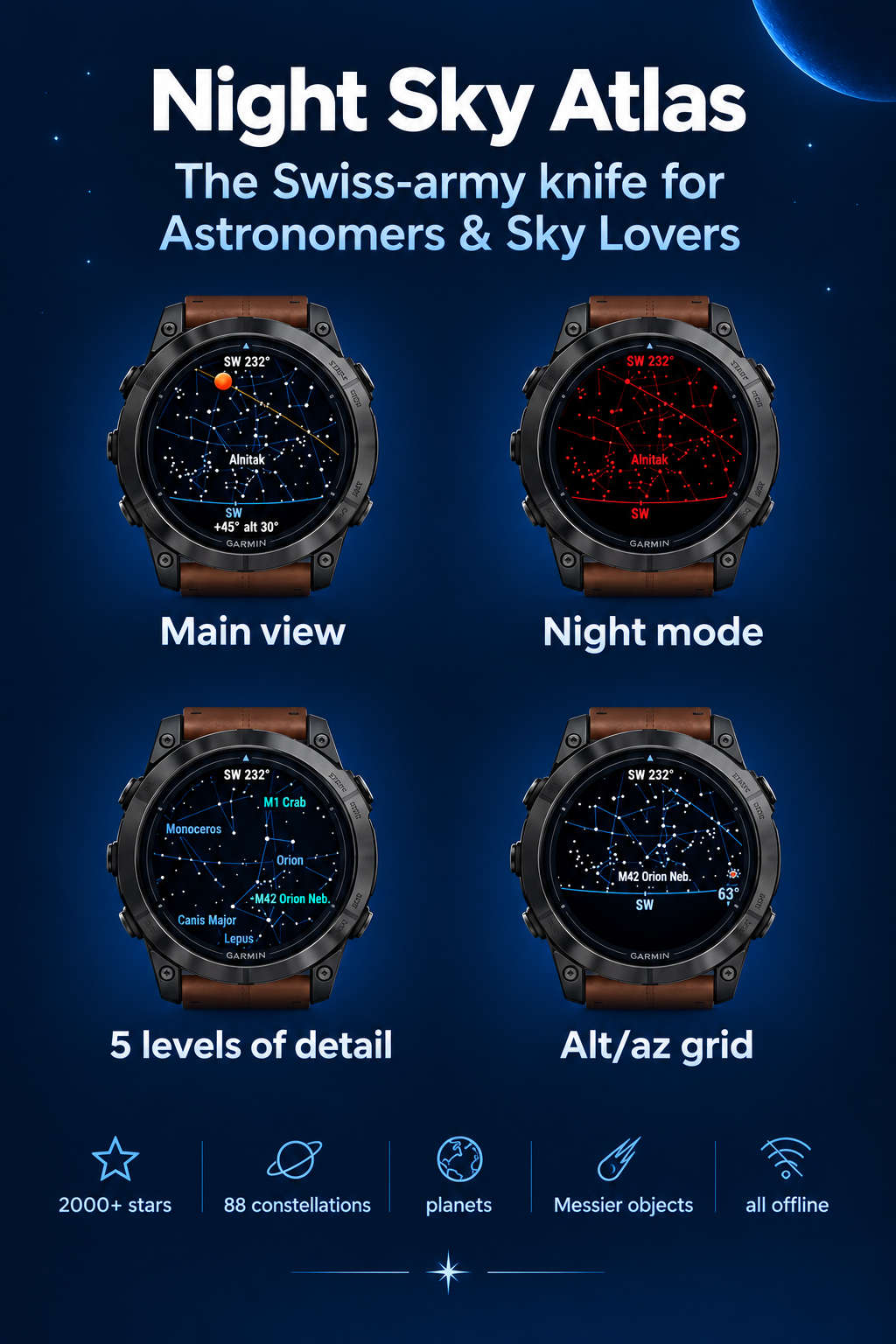 Night Sky Atlas - offline star charts · Screenshot 1