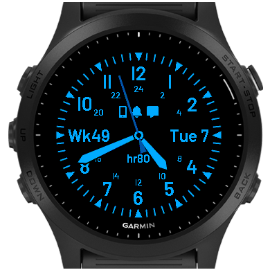 MilWatchFaceGMT · Screenshot 3