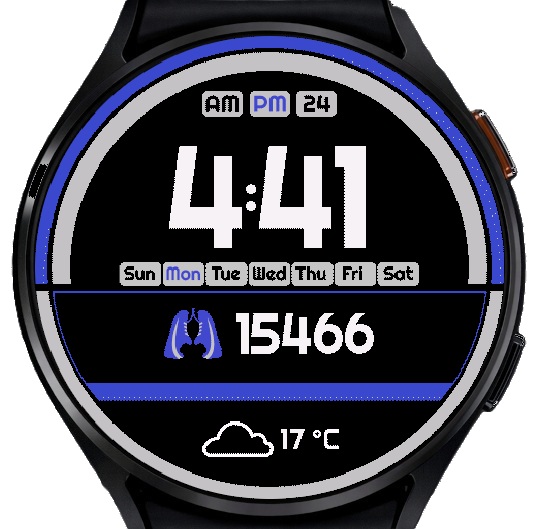 MnM BLUE GRID "AMOLED" 5