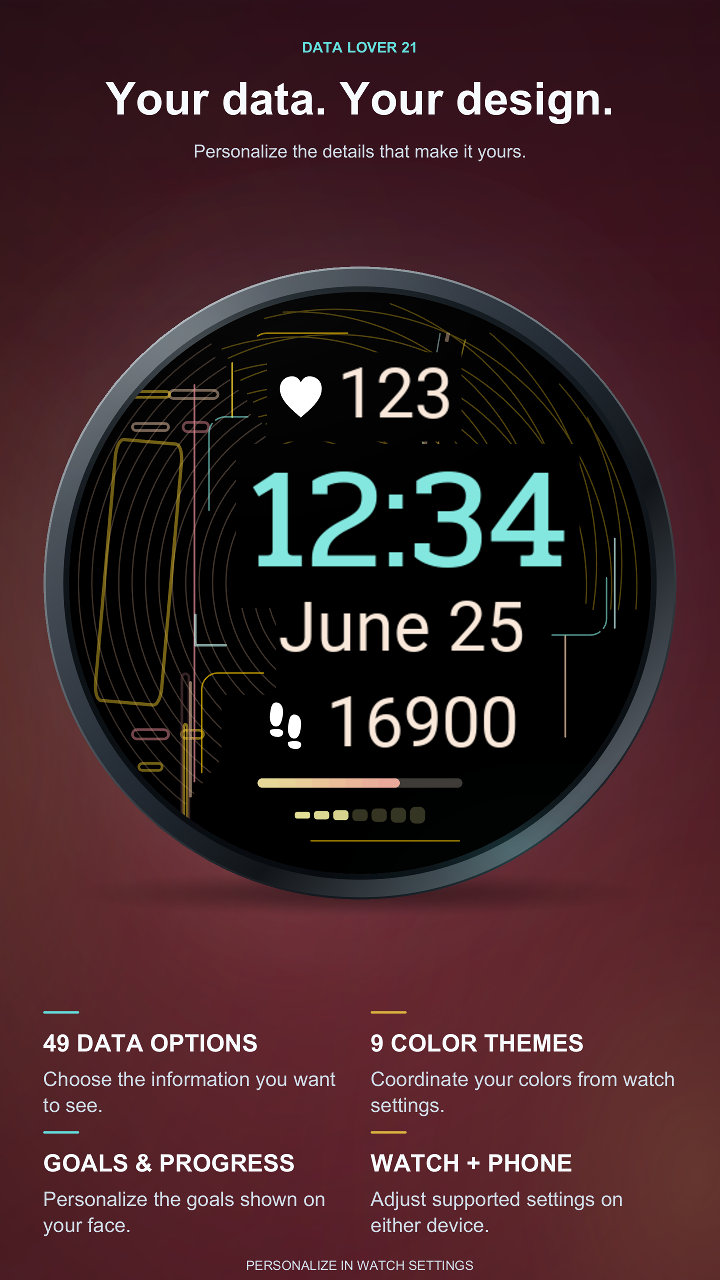 Data Lover 21 watch face screenshot 5