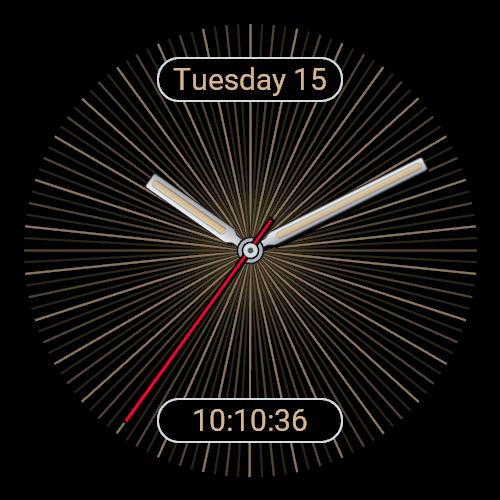 AMOLED Lines - Minimal Color Vector - Bronze · Screenshot 0