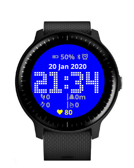 Dot Matrix Watch Face · Screenshot 1