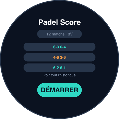 Padel Score · Screenshot 0