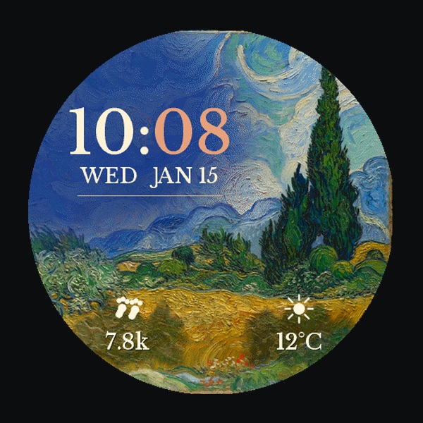 Cypress Wheatfield: Van Gogh · Screenshot 0