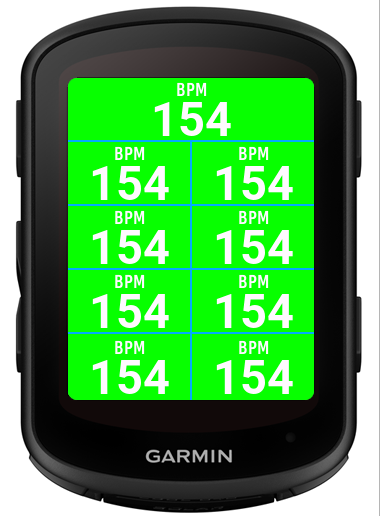Workout HeartRate Datafield (Wahoo Like) screenshot 1
