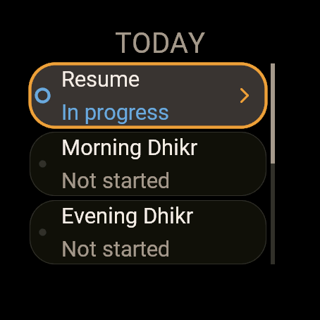 Wrist Adhkar · Screenshot 0