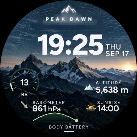 Peak Dawn – Mountain Sunrise · Screenshot 0