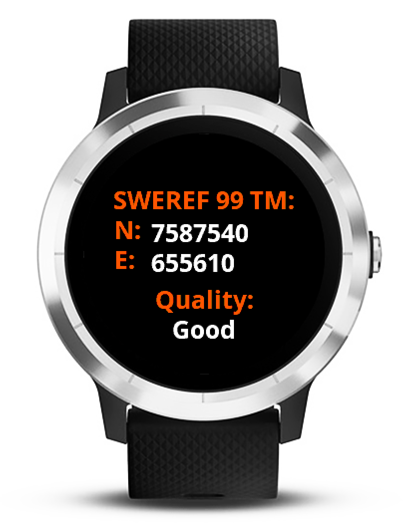 GPS Information in SWEREF 99 TM (Version 1) · Screenshot 0
