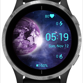 Purple Star watch face screenshot 3