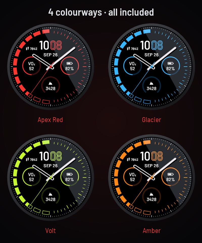 Apex - Outdoor Performance Watch Face · Screenshot 1