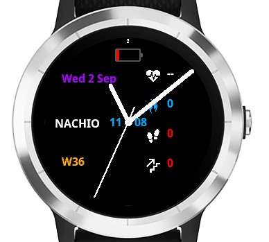Minimalist&Customizable Watchface+Battery saver PR watch face screenshot 5
