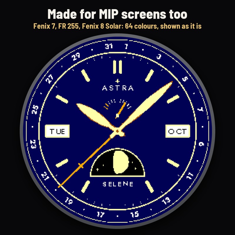 Astra Selene Pro – 月相日历表盘 · Screenshot 3