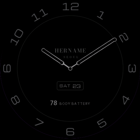 HERNAME - Luxury Analog Watch Face · Screenshot 4