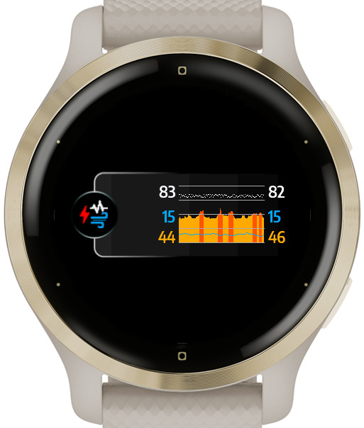 PSX-4 live HR, respiration and stress widget  3