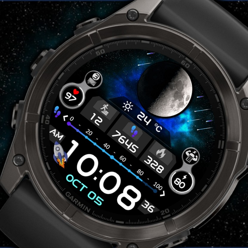 ECO02 Astronomical Moon Tracker · Screenshot 1