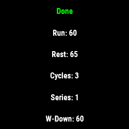 Interval Running Basic V1.x · Screenshot 0