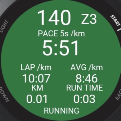 Zone Pace · Screenshot 2