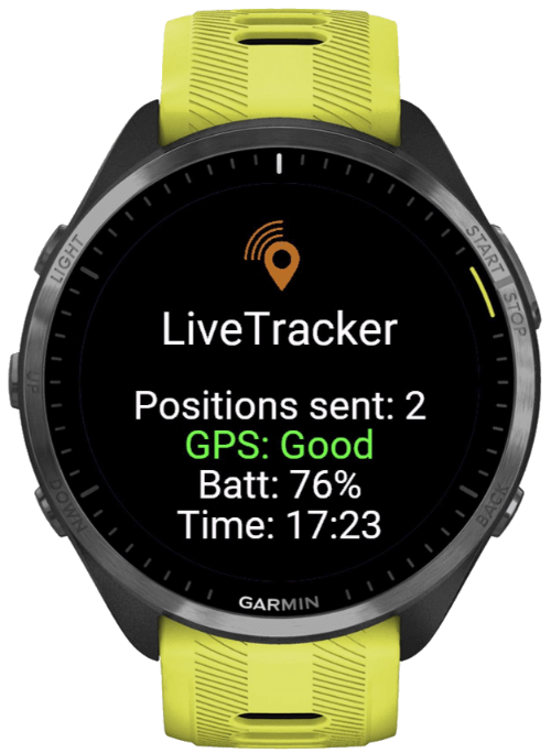LiveTracker · Screenshot 1