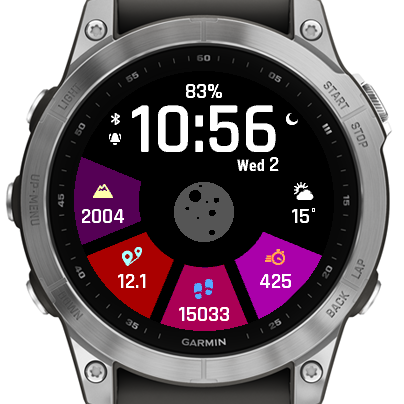Moony - Moon Watchface · Screenshot 2