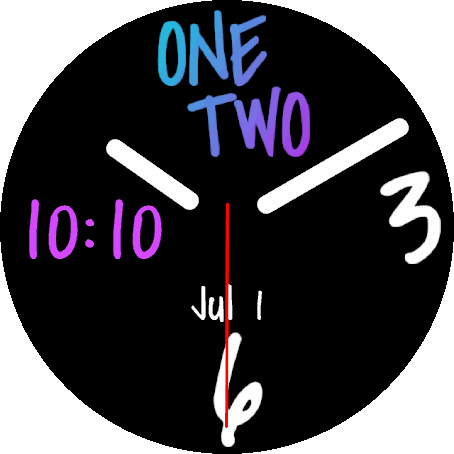 OneTwo Watch Face · Screenshot 0