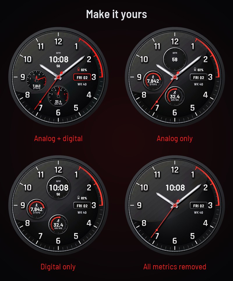 Turbo - Sport Racing Watch Face · Screenshot 2