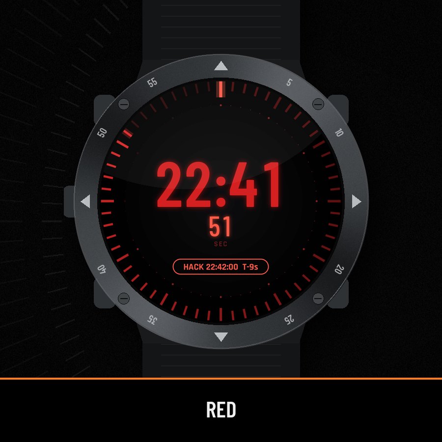 Time Hack: Seconds Ring Face watch face screenshot 5