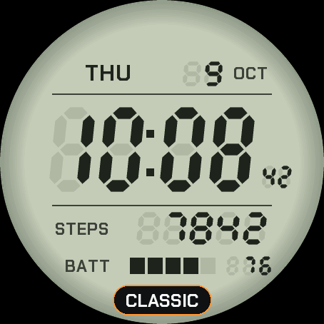 LCD SPORT — Retro Digital Watch Face · Screenshot 1