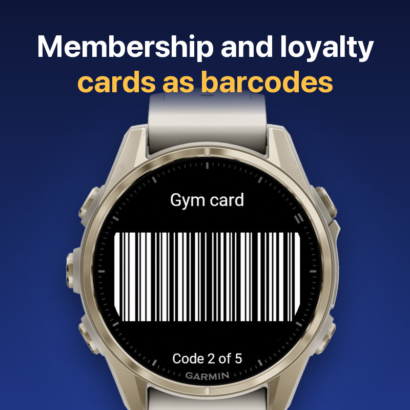 QR + Barcode display · Screenshot 1