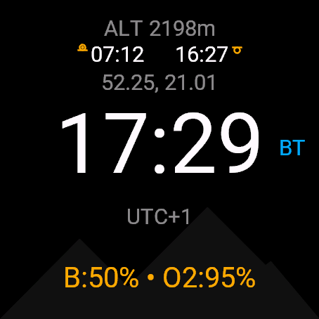 Explorer Pro - watchface for mountain lovers · Screenshot 0