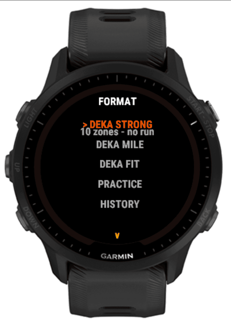 DEKA Race Tracker - Stopwatch & Splits · Screenshot 0