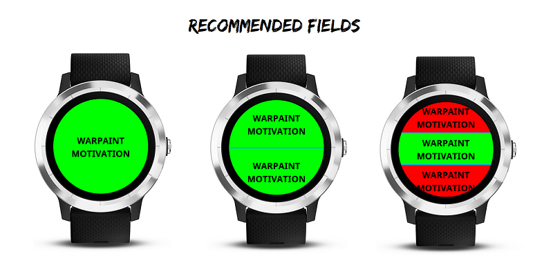 Warpaint Motivation Data Field screenshot 2