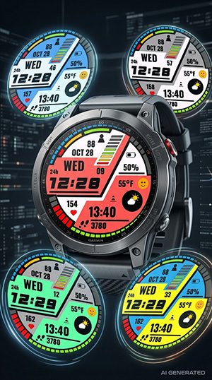 Vienna SportOne Digital Watch Face · Screenshot 3