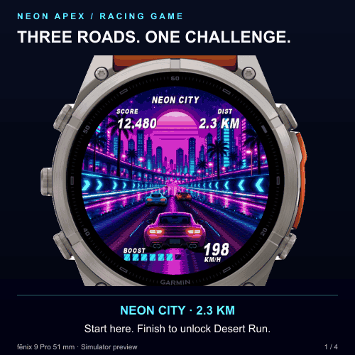 NEON APEX: RACING GAME · Screenshot 0