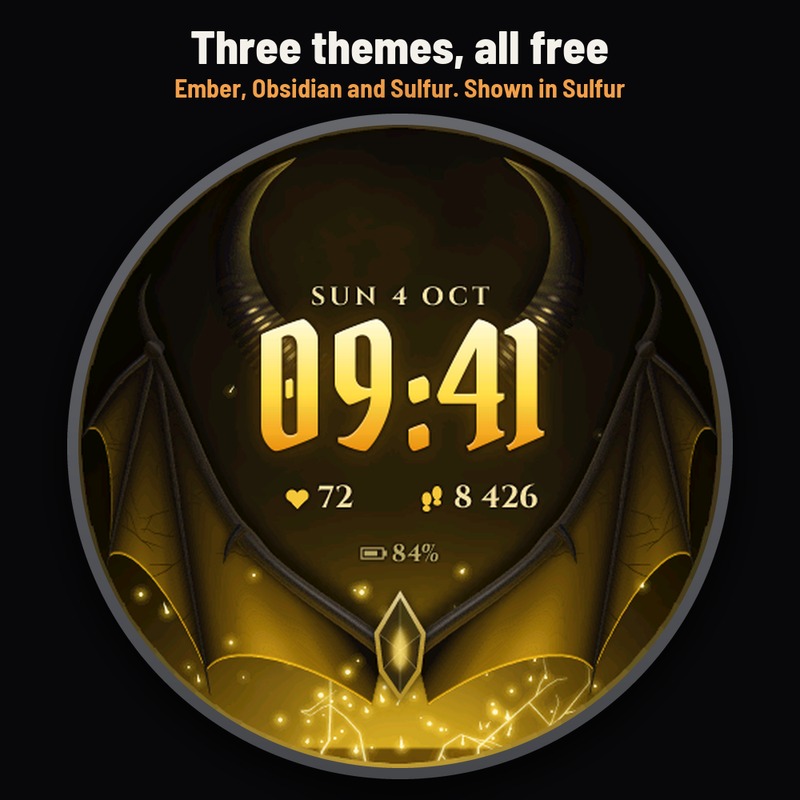 Astra Inferno Free – 恶魔之翼与魔角表盘 · Screenshot 1