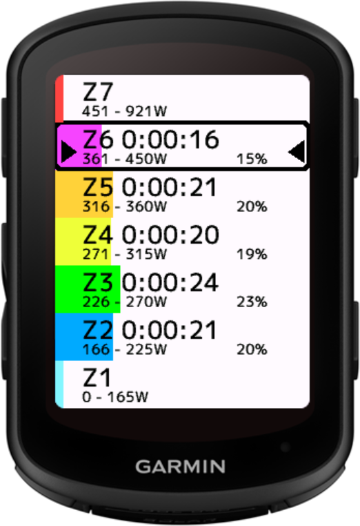 Time in Power Zones · Screenshot 1